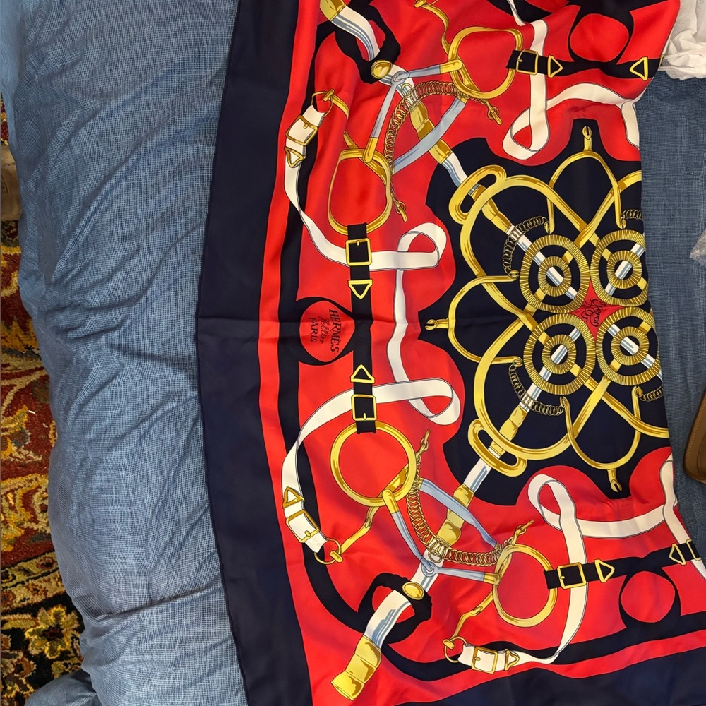 Hermes Silk Scarf